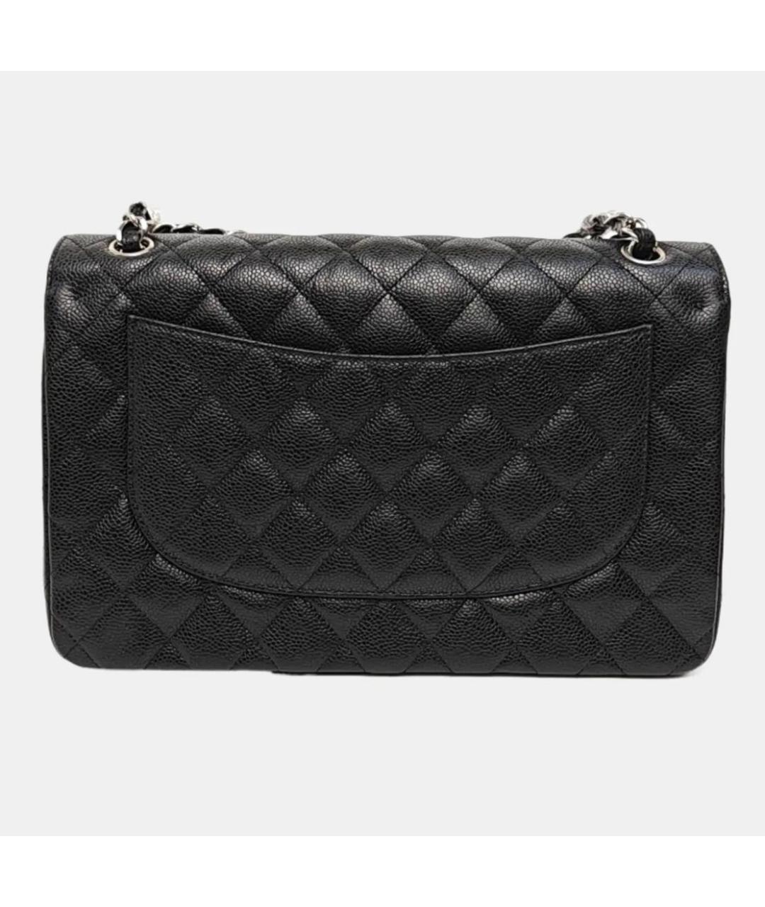 CHANEL Черная кожаная сумка тоут, фото 2