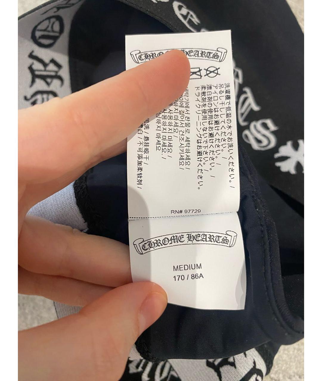 CHROME HEARTS Черная майка, фото 3