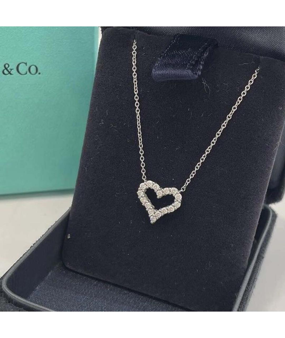 TIFFANY&CO Белое колье из белого золота, фото 2