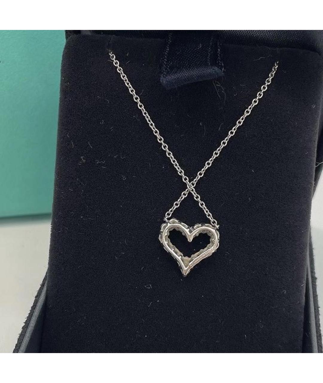 TIFFANY&CO Белое колье из белого золота, фото 5
