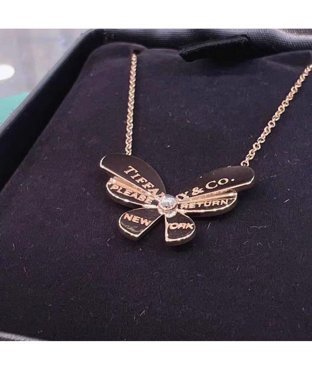 TIFFANY&CO Розовое колье из розового золота, фото 4