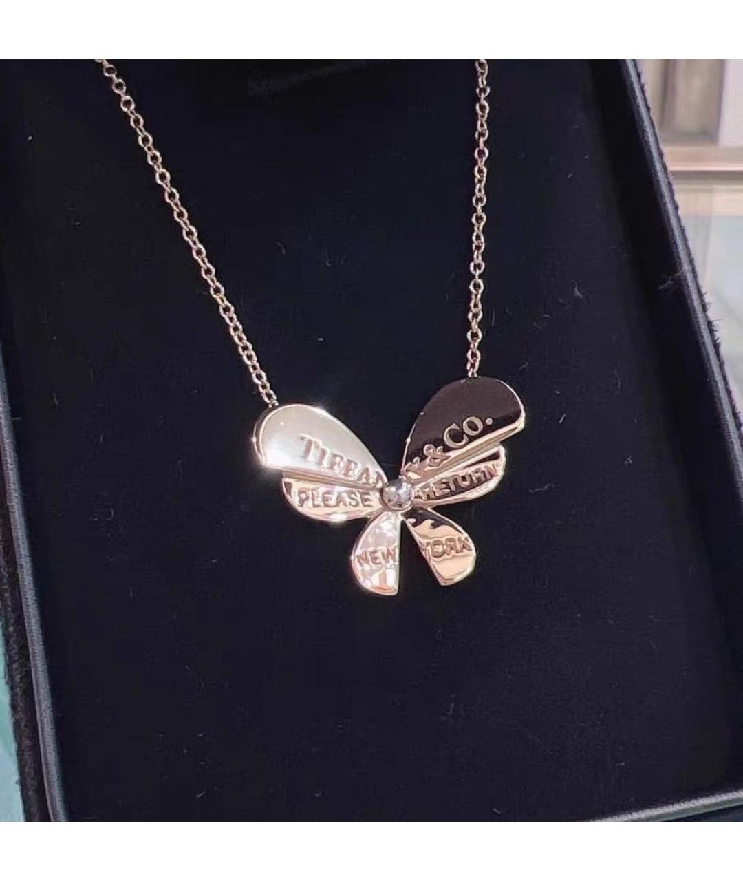TIFFANY&CO Розовое колье из розового золота, фото 2