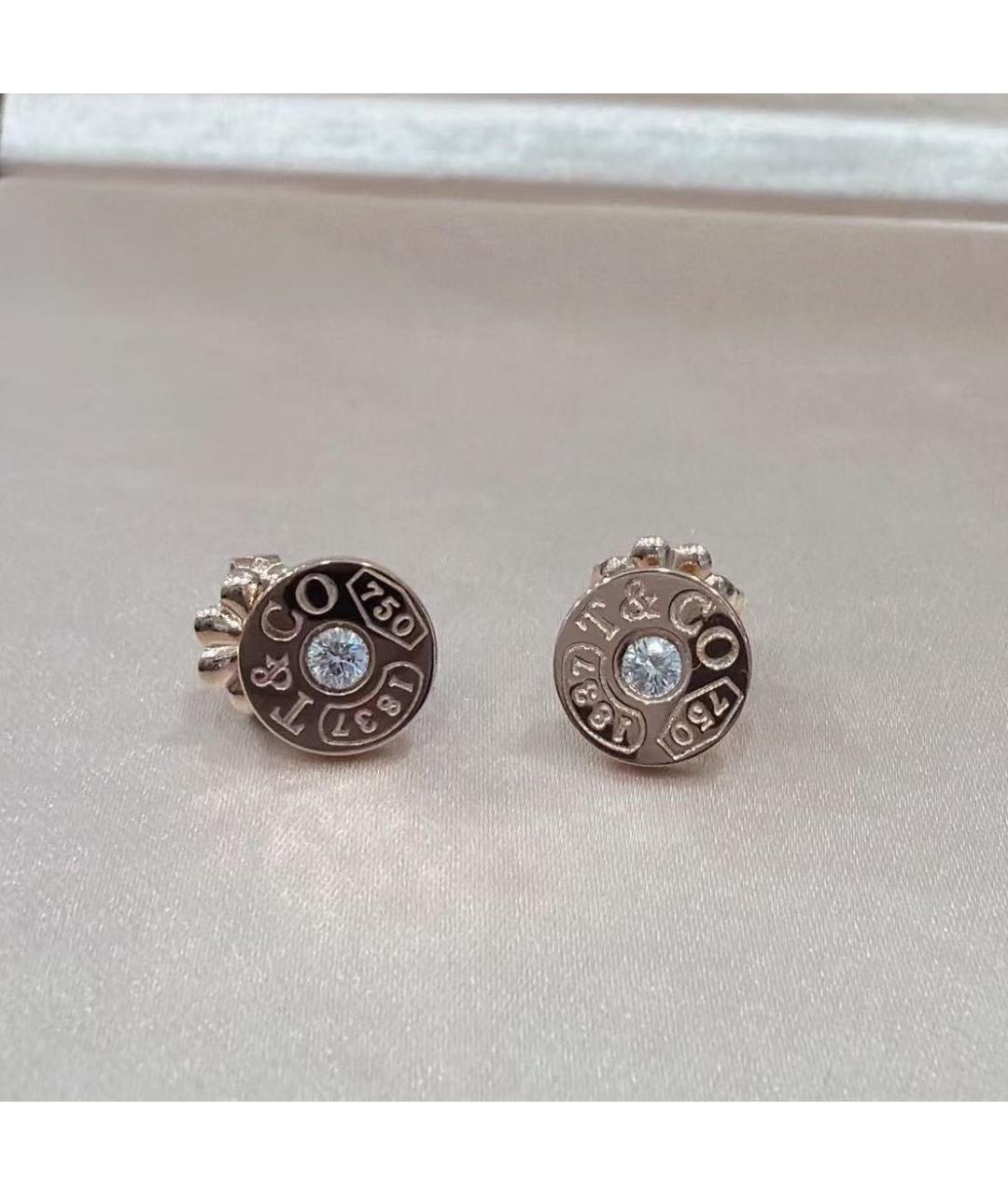 TIFFANY&CO Розовые серьги из розового золота, фото 5