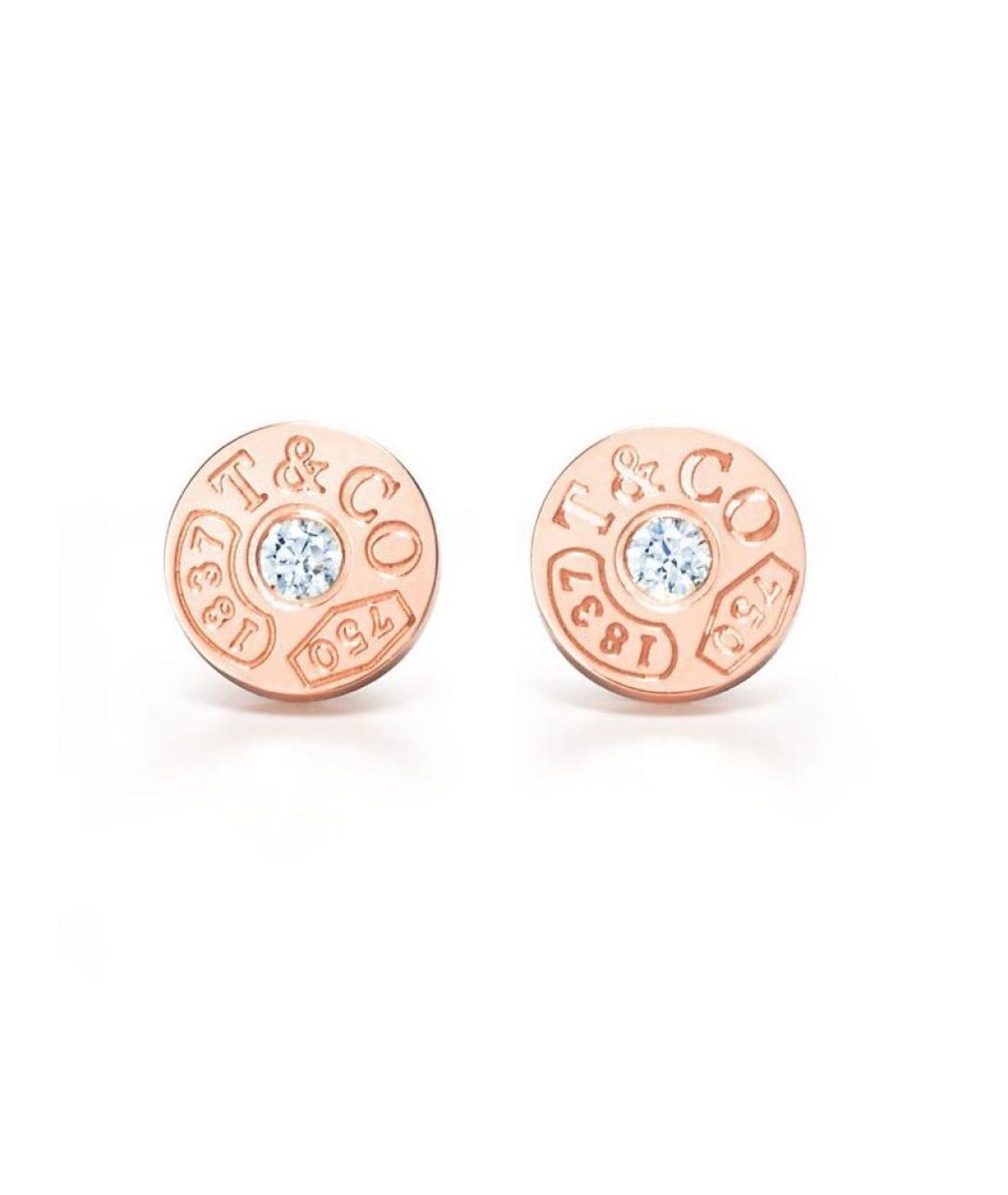 TIFFANY&CO Розовые серьги из розового золота, фото 7