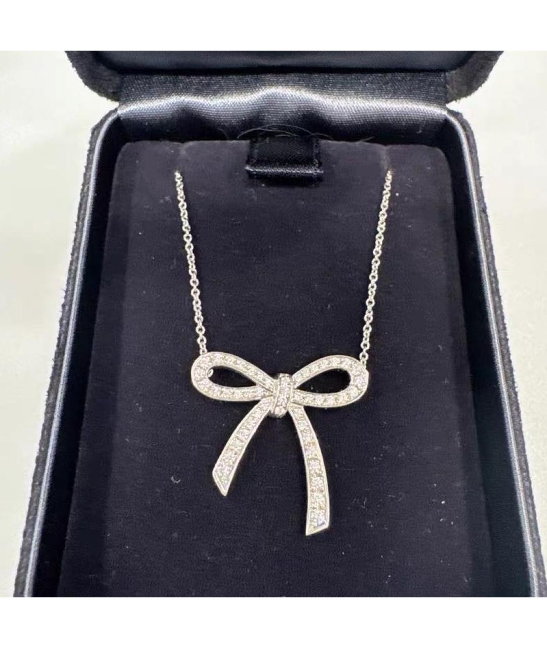 TIFFANY&CO Белое платиновое колье, фото 2