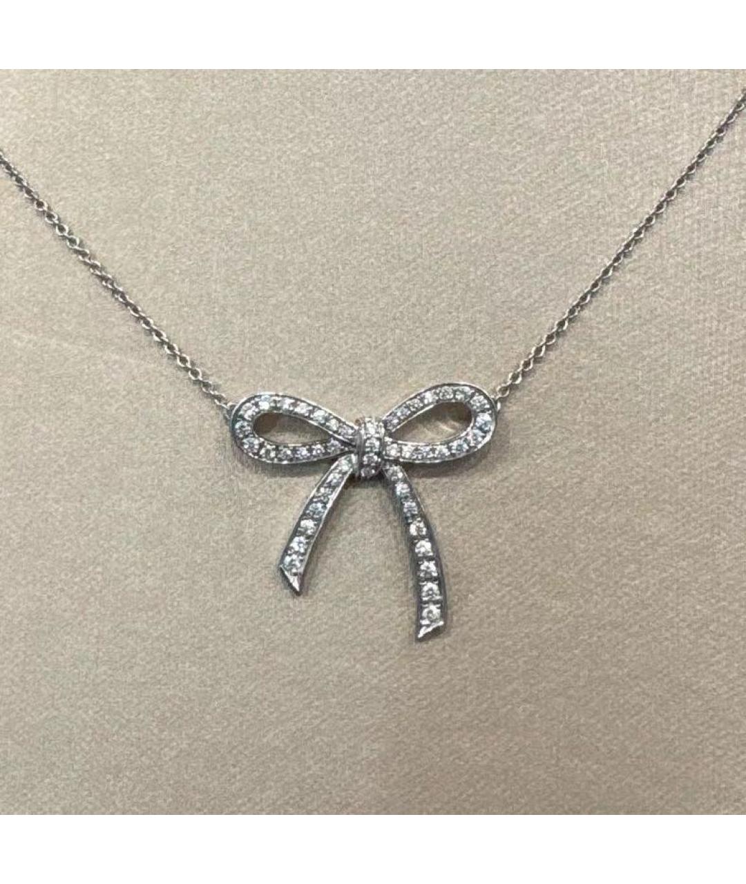 TIFFANY&CO Белое платиновое колье, фото 6