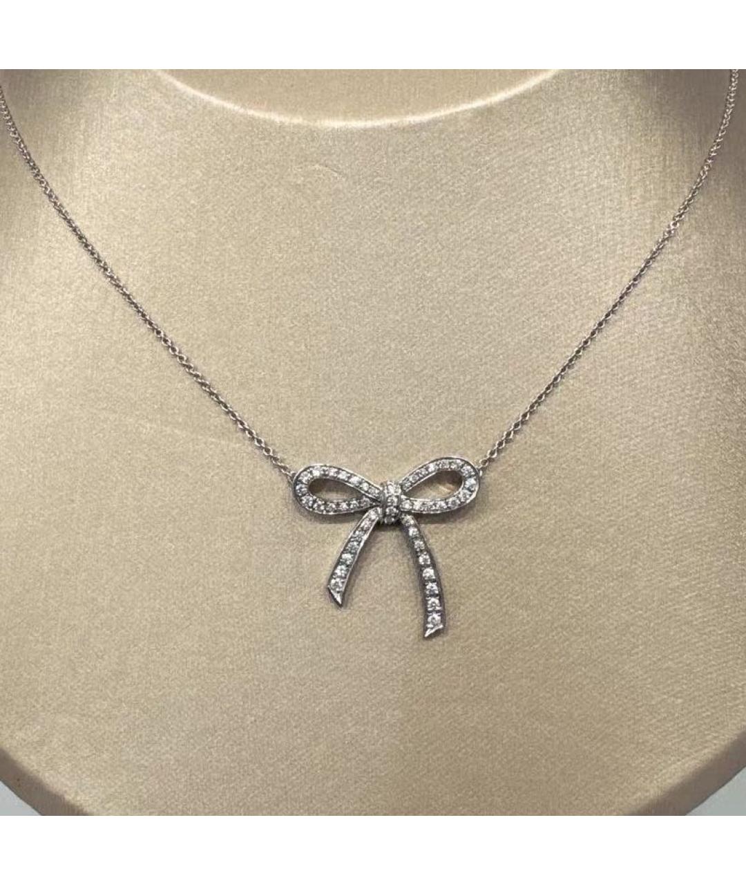 TIFFANY&CO Белое платиновое колье, фото 4