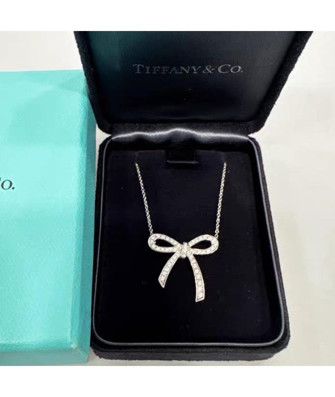 TIFFANY&CO Белое платиновое колье, фото 3