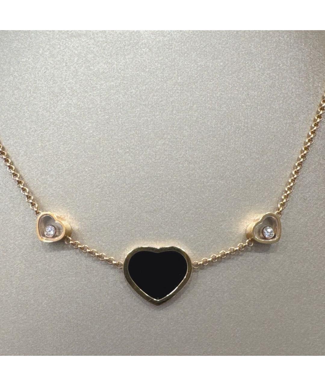 CHOPARD Черное колье из розового золота, фото 2