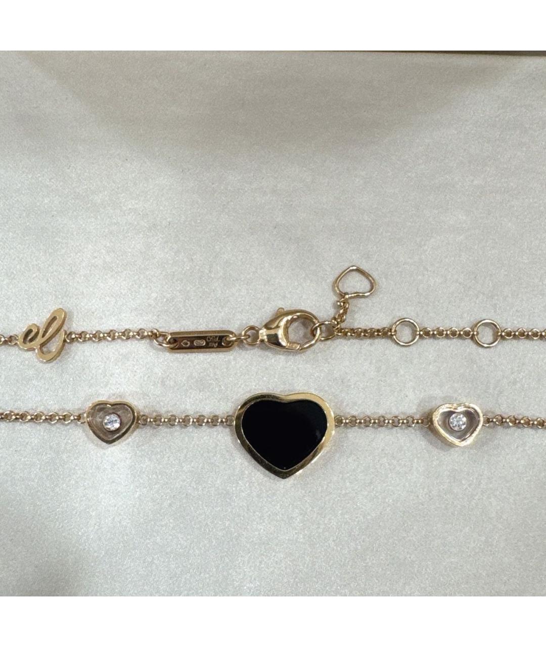 CHOPARD Черное колье из розового золота, фото 4