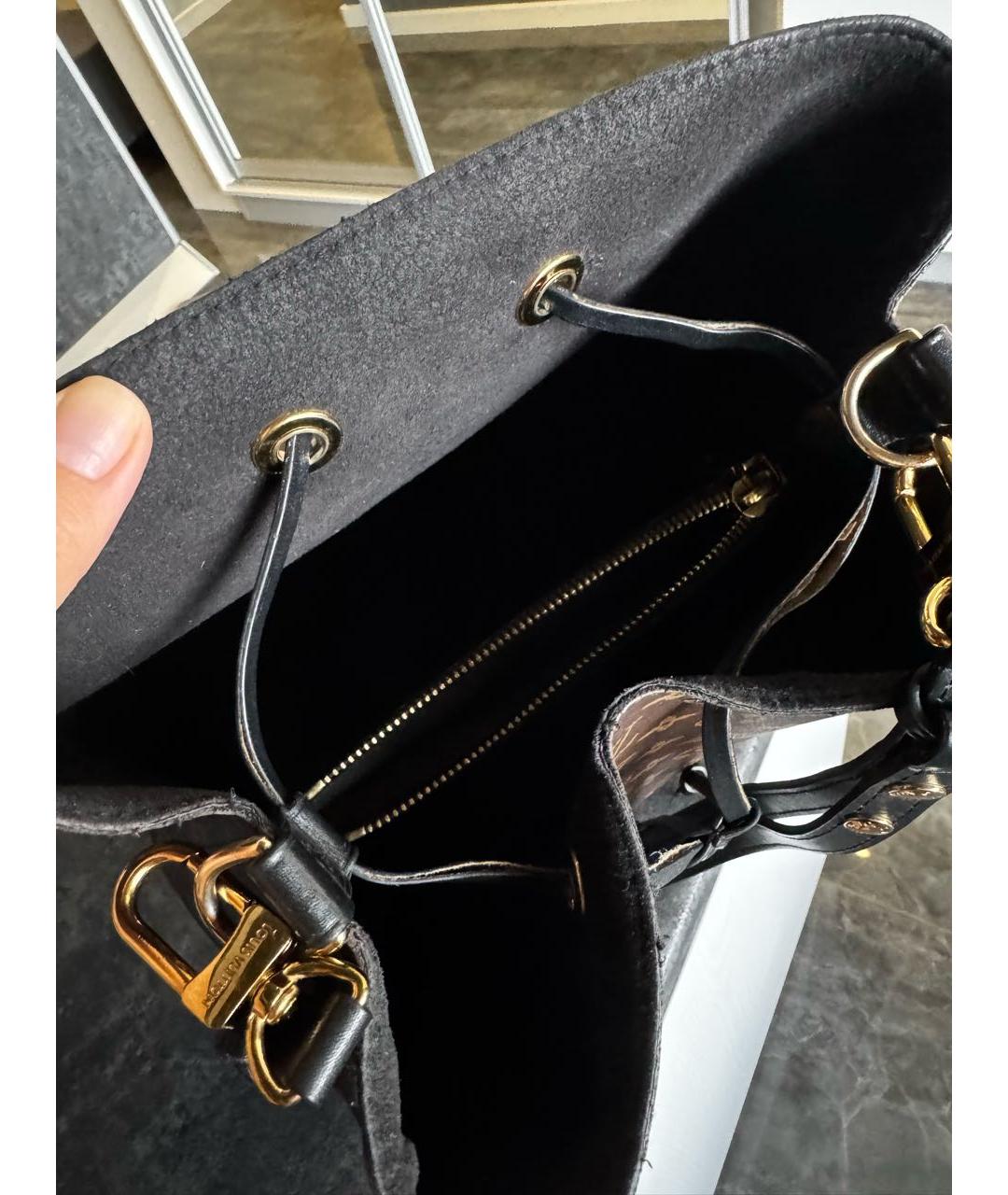 LOUIS VUITTON Коричневая кожаная сумка тоут, фото 8