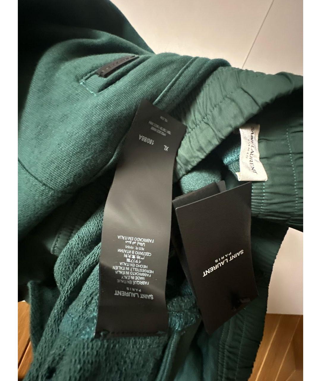 SAINT LAURENT Хлопковые повседневные брюки, фото 8