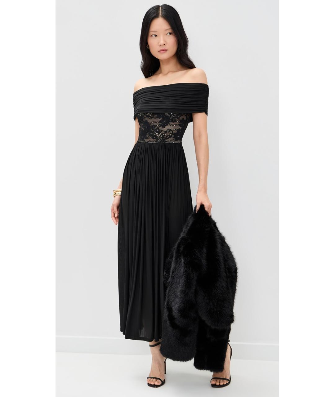 ZIMMERMANN Черное вискозное коктейльное платье, фото 6