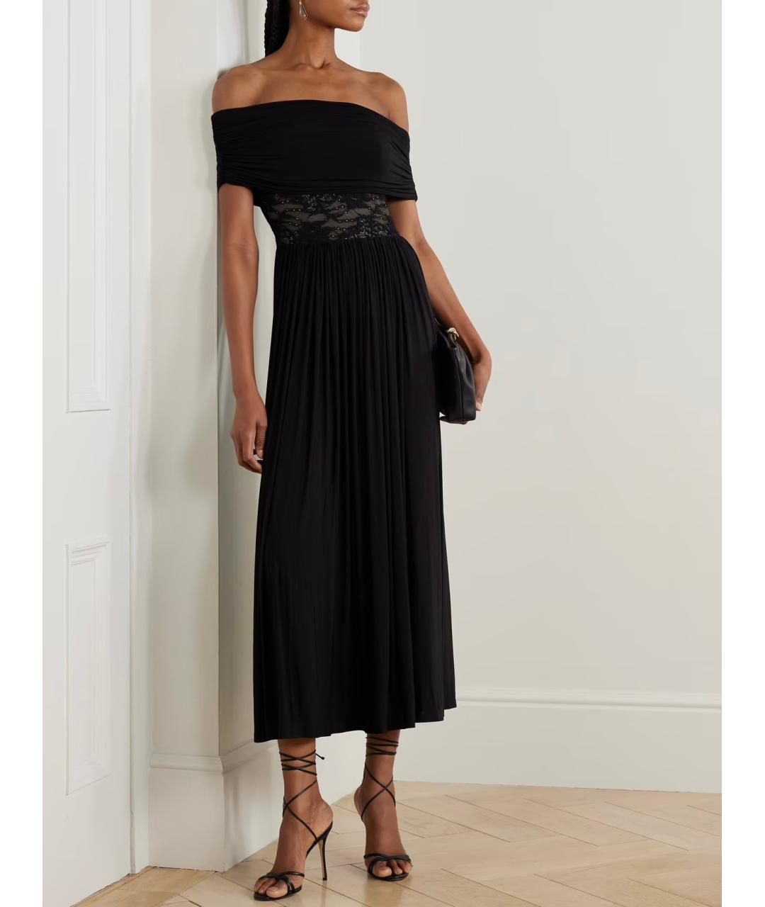ZIMMERMANN Черное вискозное коктейльное платье, фото 2