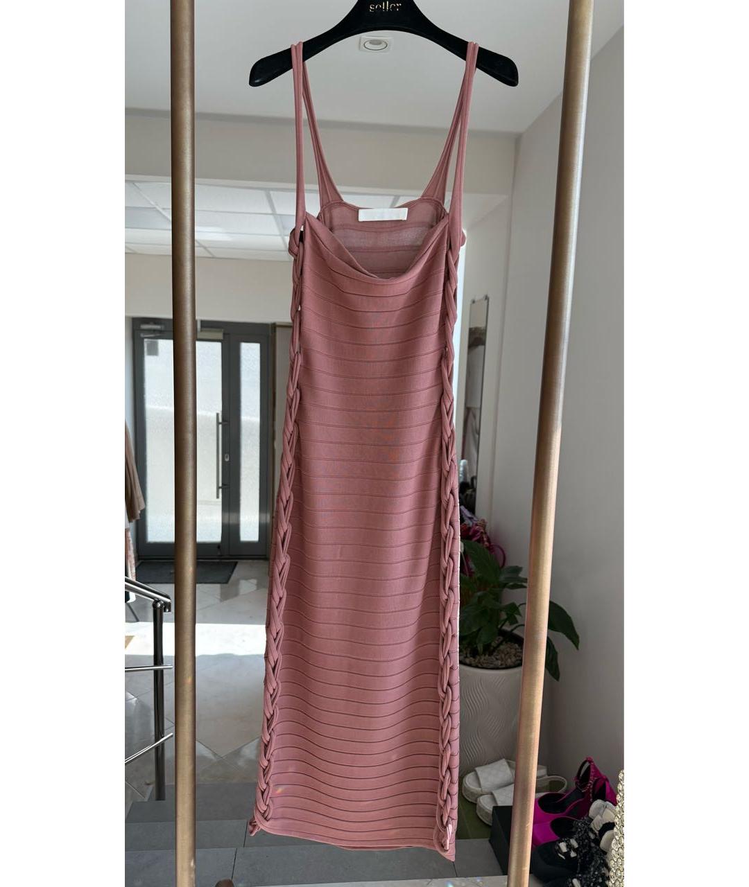 DION LEE Коралловое повседневное платье, фото 2