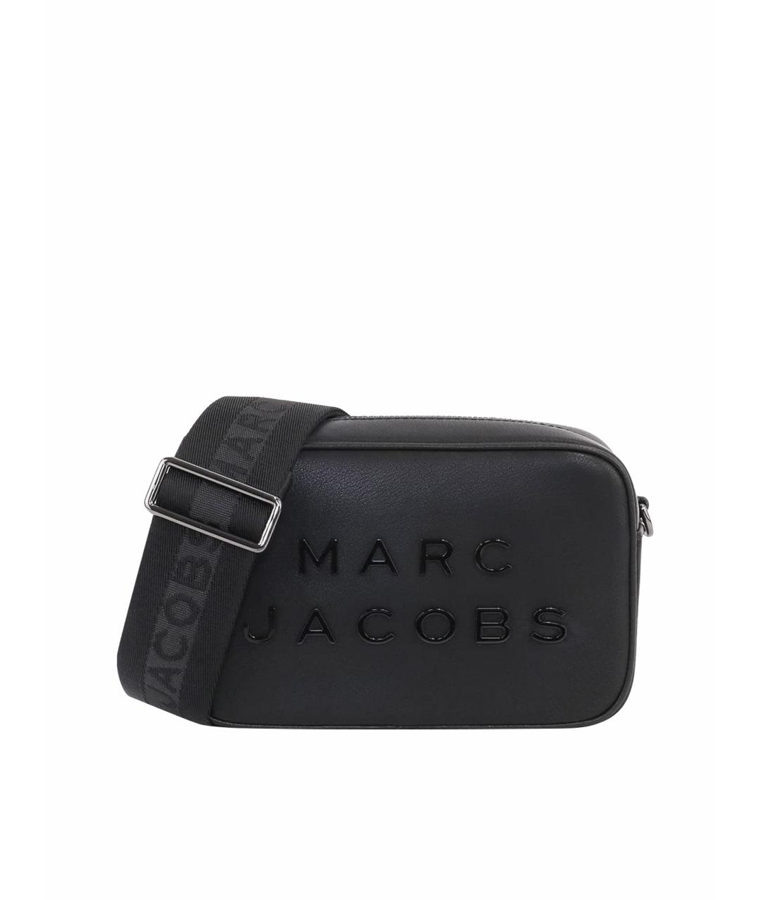 MARC JACOBS Черная кожаная сумка через плечо, фото 1