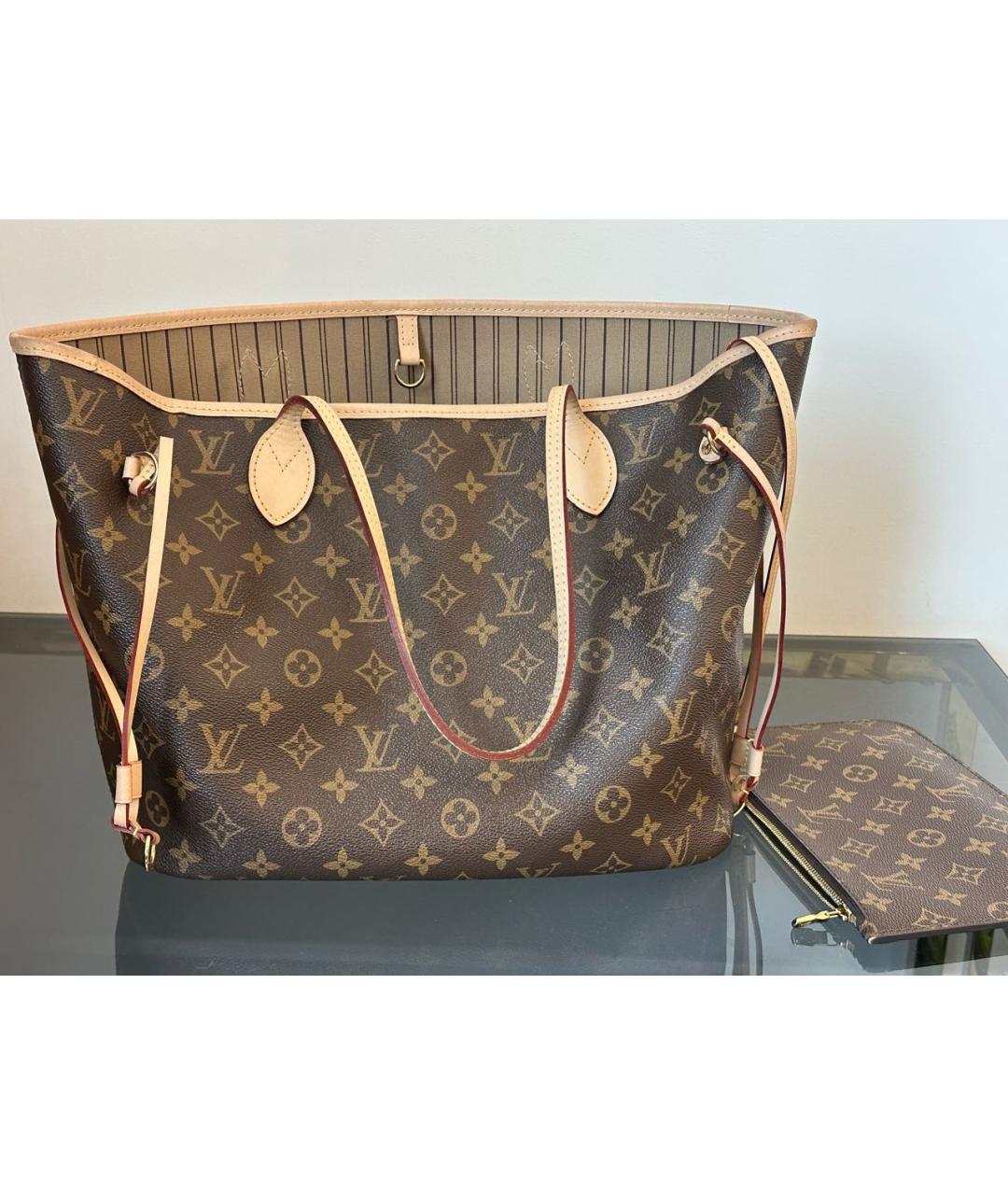 LOUIS VUITTON Черная канва сумка тоут, фото 3
