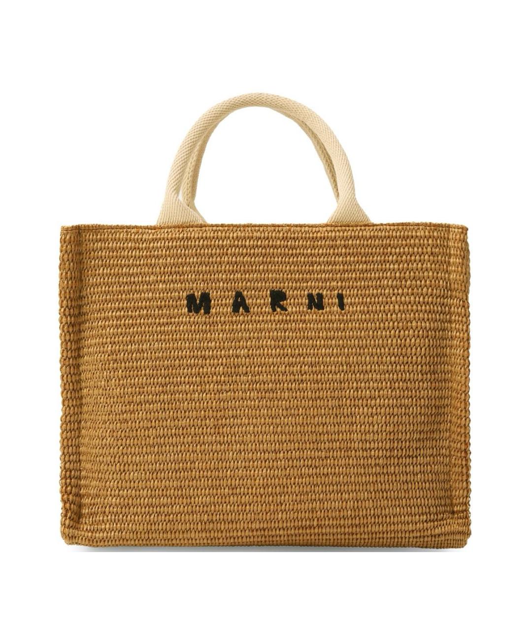 MARNI Бежевая сумка тоут, фото 5