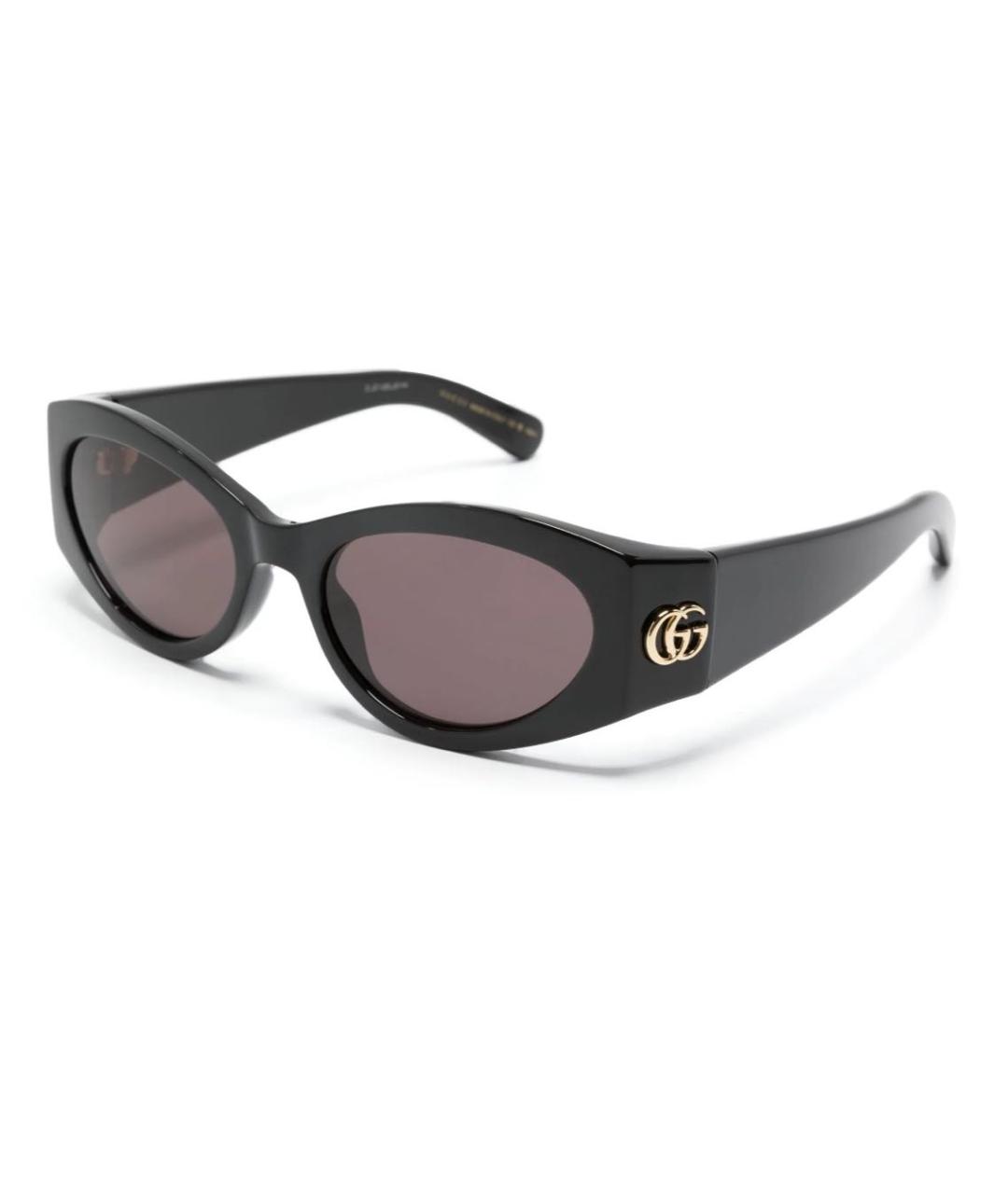 GUCCI Черные пластиковые солнцезащитные очки, фото 8