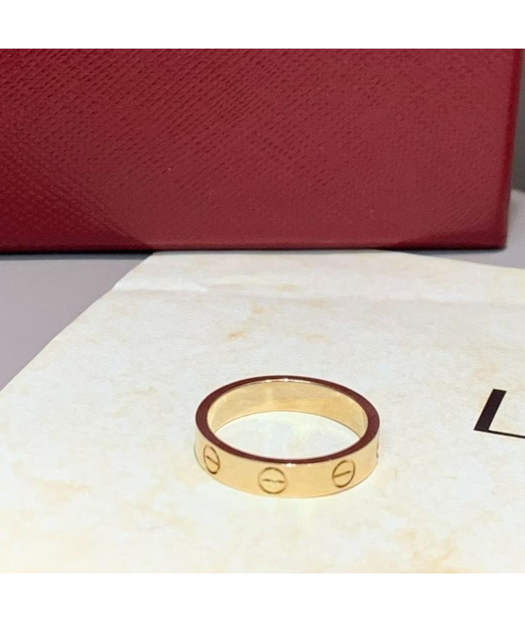 CARTIER Желтое кольцо из желтого золота, фото 3