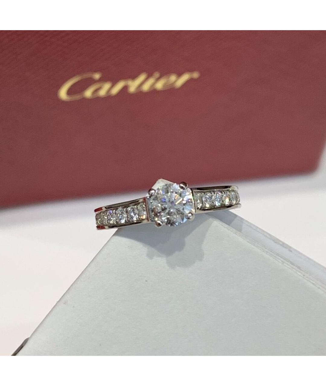 CARTIER Белое кольцо из белого золота, фото 6