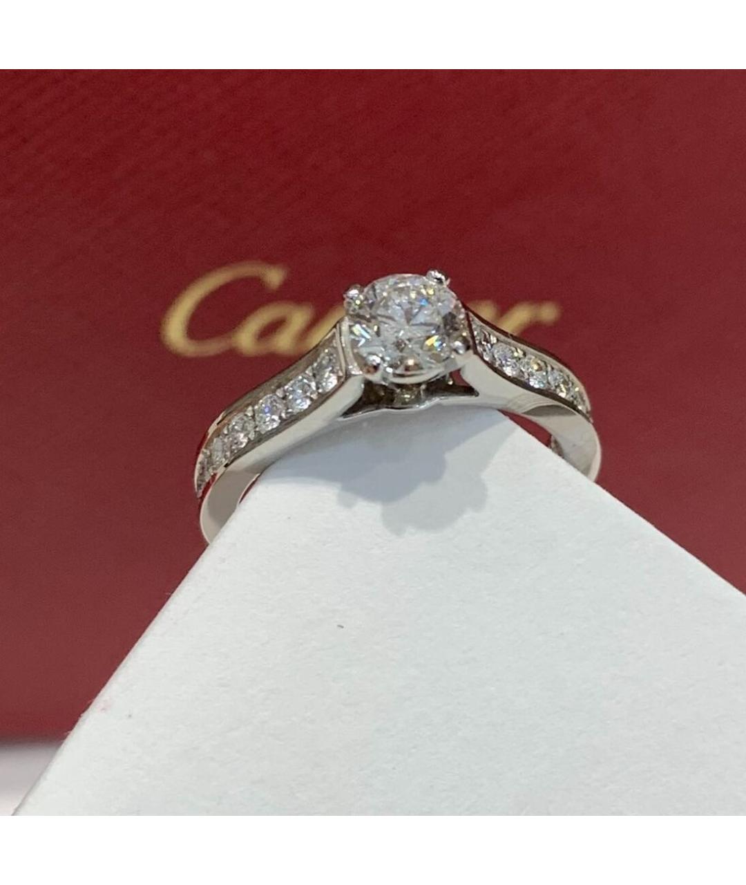 CARTIER Белое кольцо из белого золота, фото 3