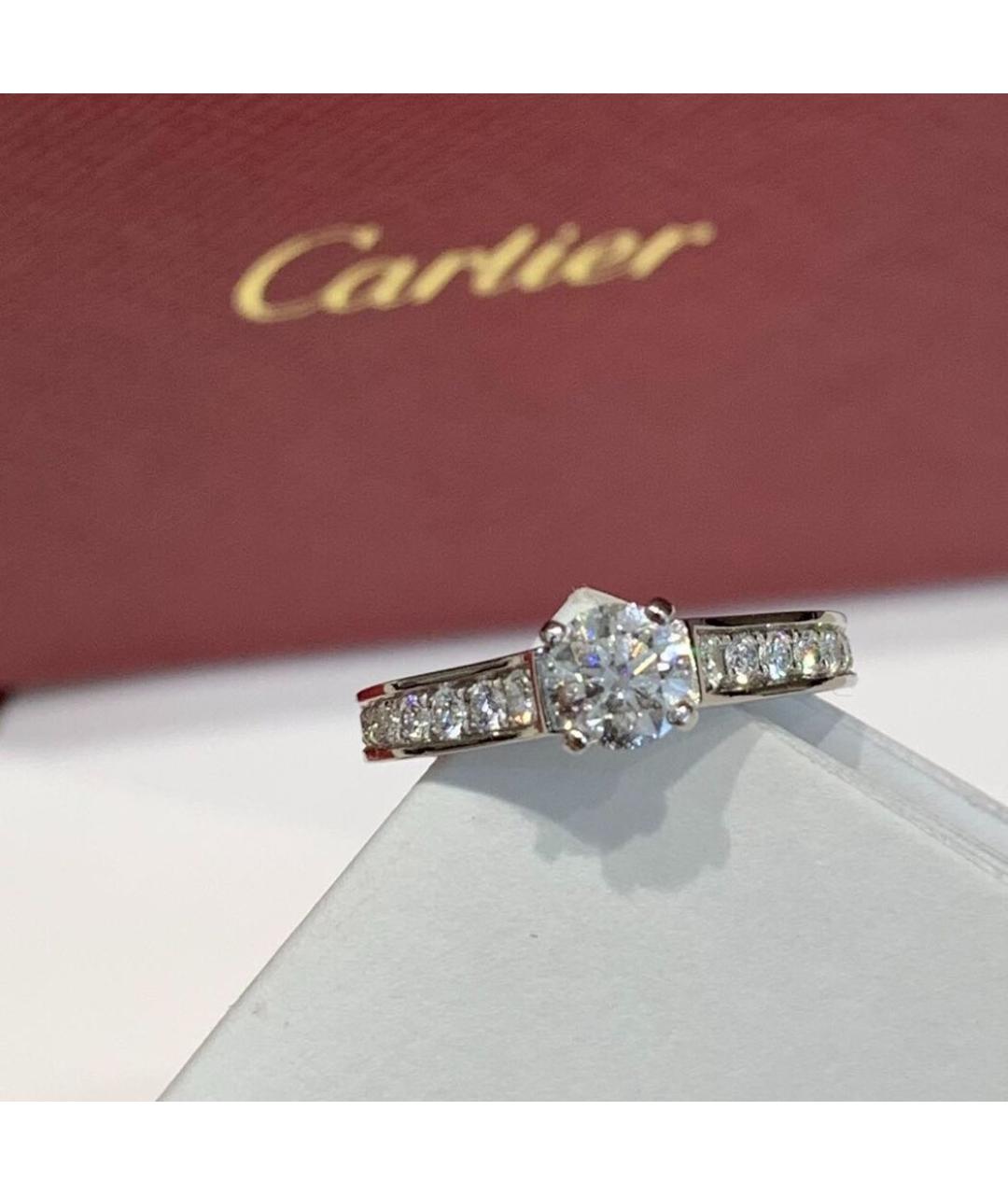 CARTIER Белое кольцо из белого золота, фото 2