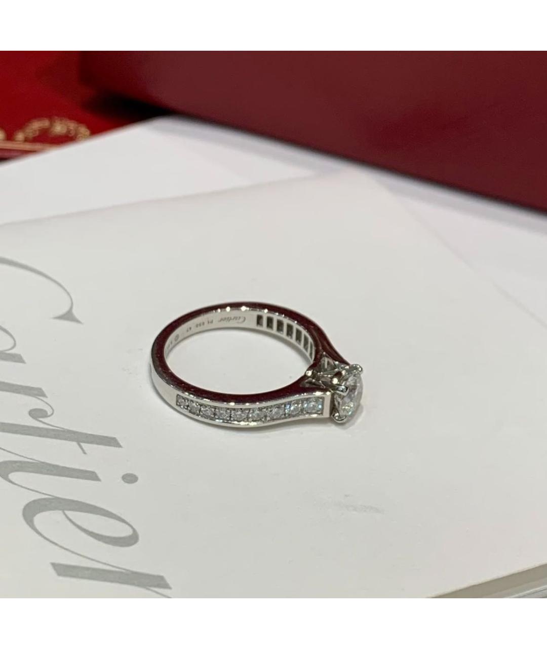 CARTIER Белое кольцо из белого золота, фото 4