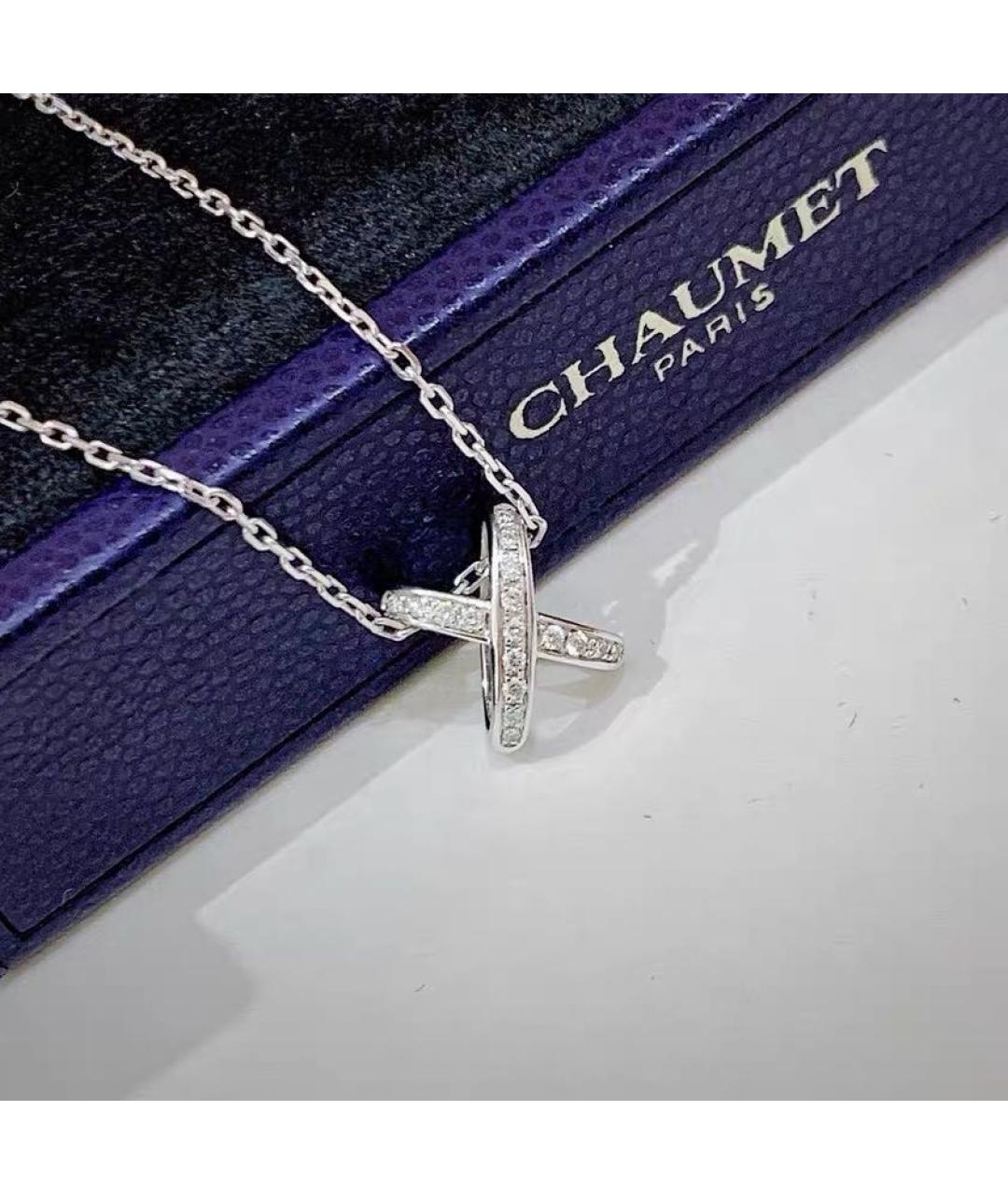 CHAUMET Белое колье из белого золота, фото 5