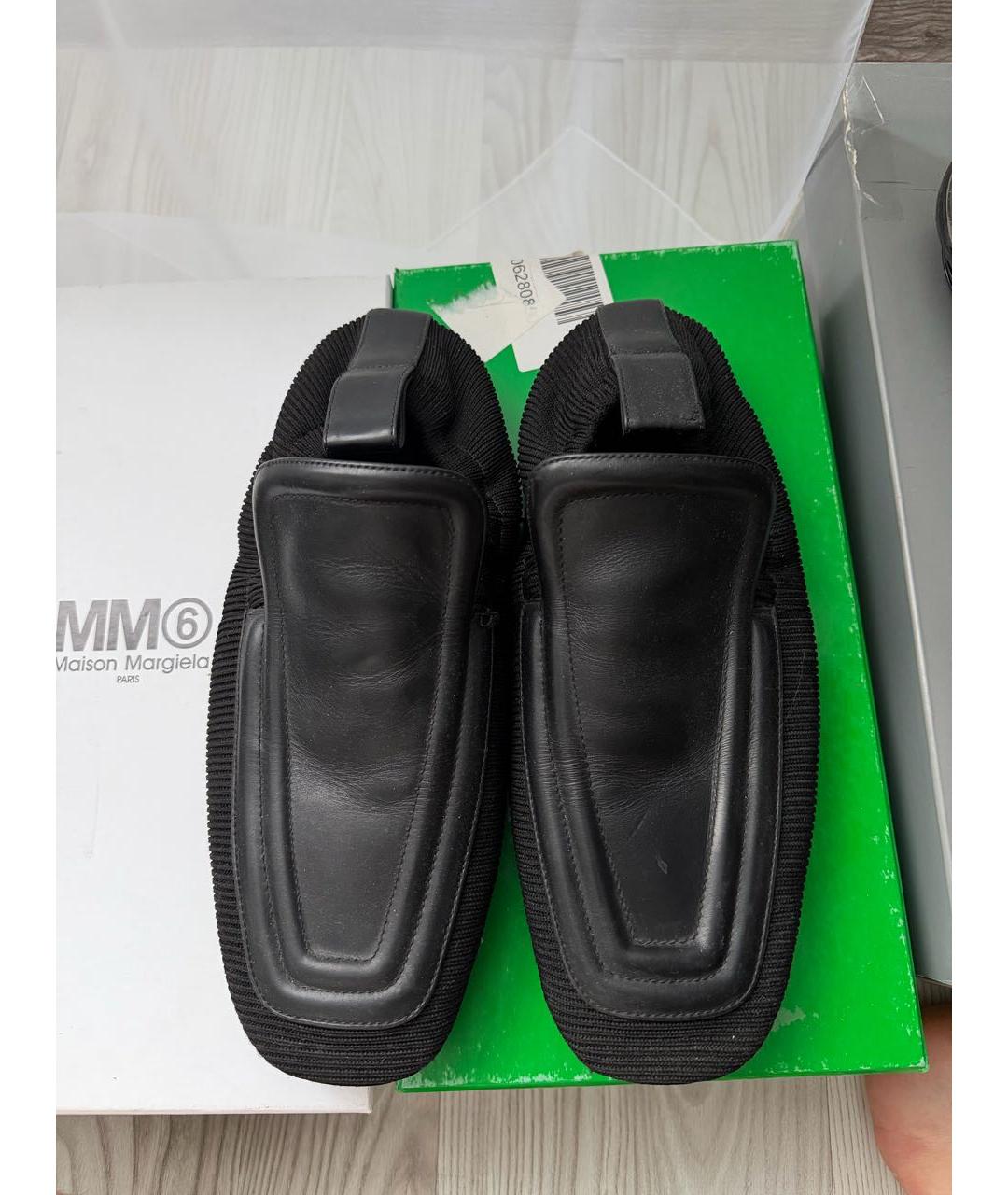 BOTTEGA VENETA Черные кожаные лоферы, фото 2