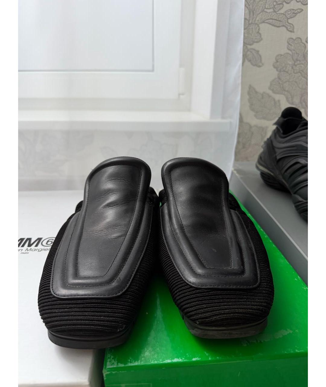 BOTTEGA VENETA Черные кожаные лоферы, фото 3