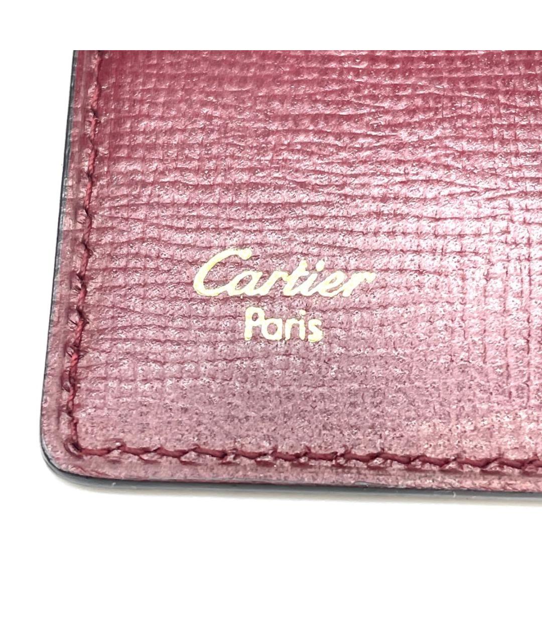 CARTIER Бордовая мелочница, фото 8