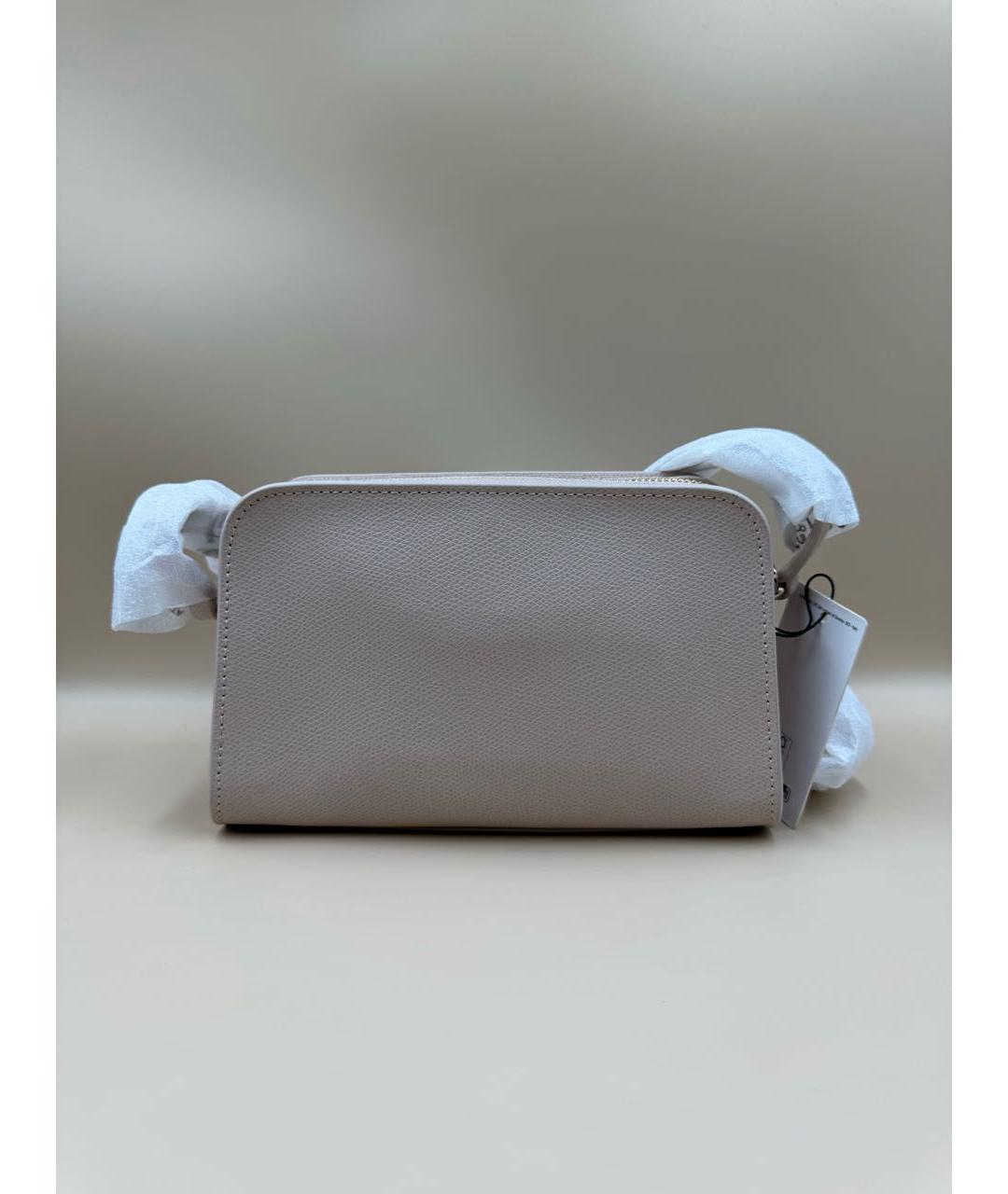 FURLA Бежевая кожаная сумка через плечо, фото 2
