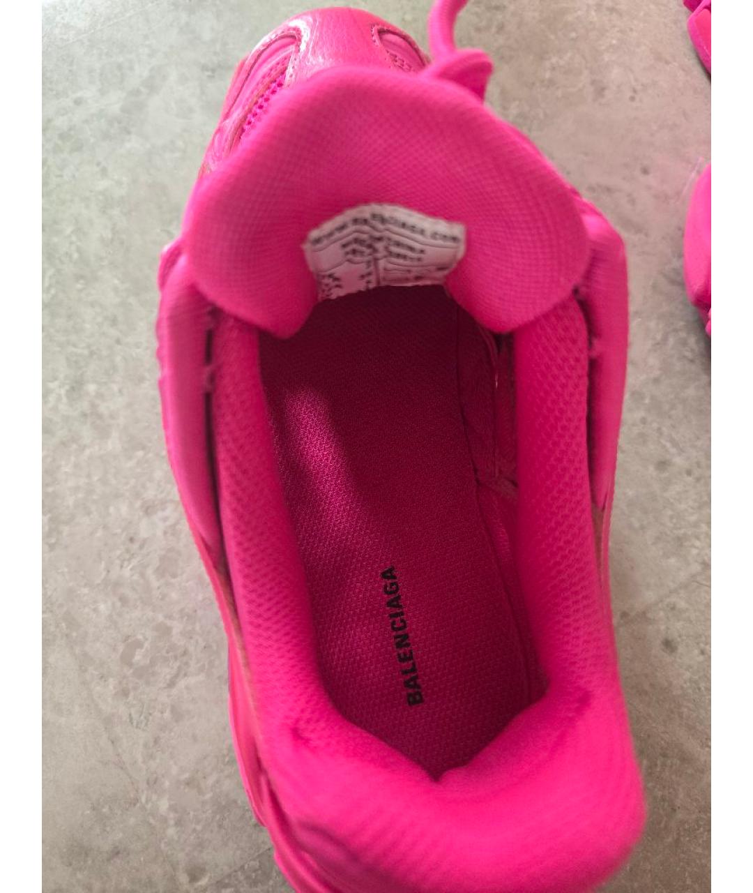 BALENCIAGA Фуксия кроссовки, фото 5