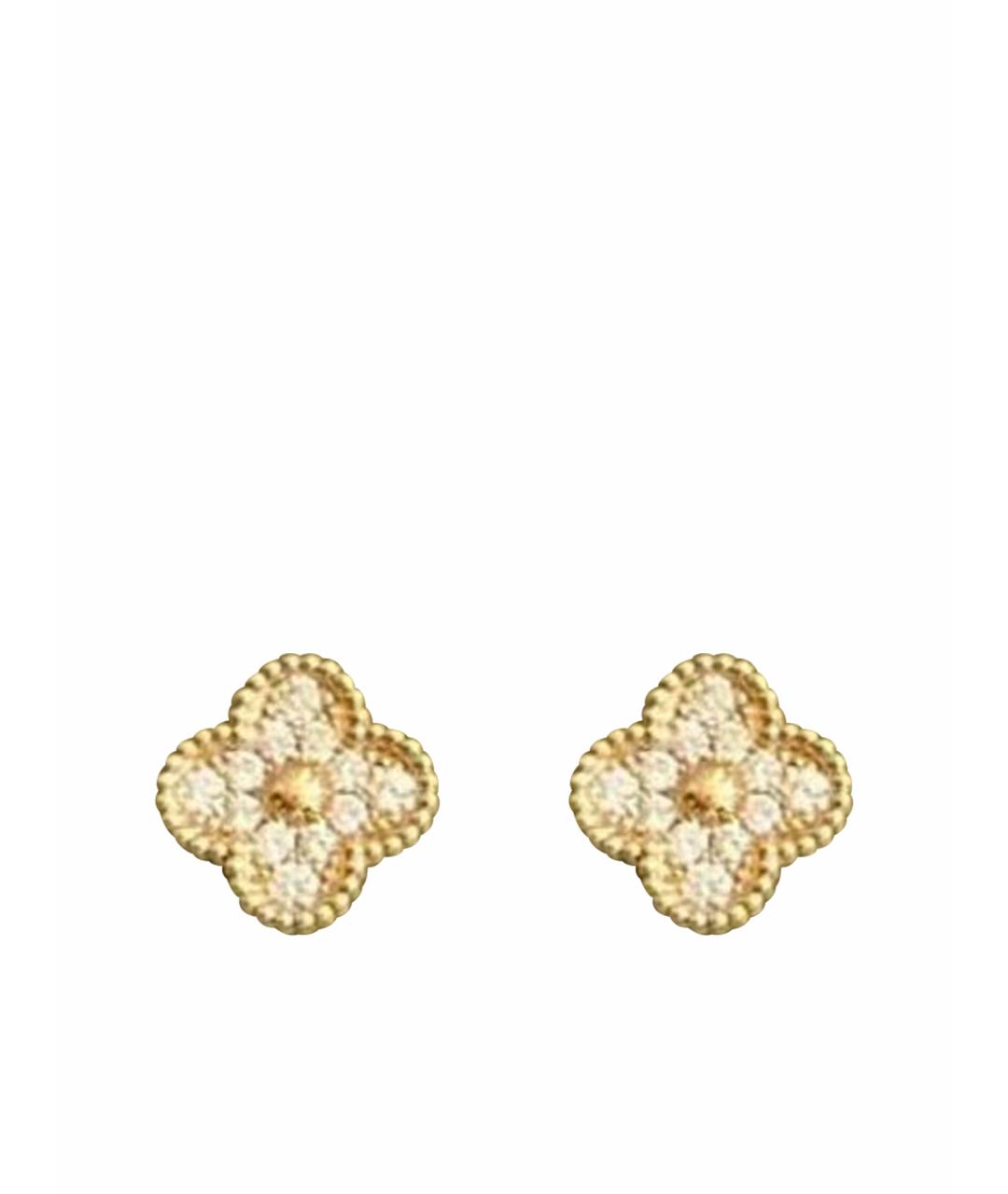 VAN CLEEF & ARPELS Желтые серьги из желтого золота, фото 4