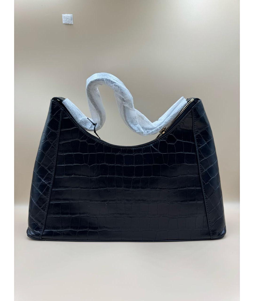 FURLA Черная кожаная сумка через плечо, фото 2