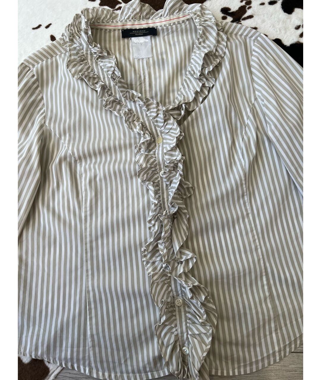 WEEKEND MAX MARA Мульти хлопковая рубашка, фото 4