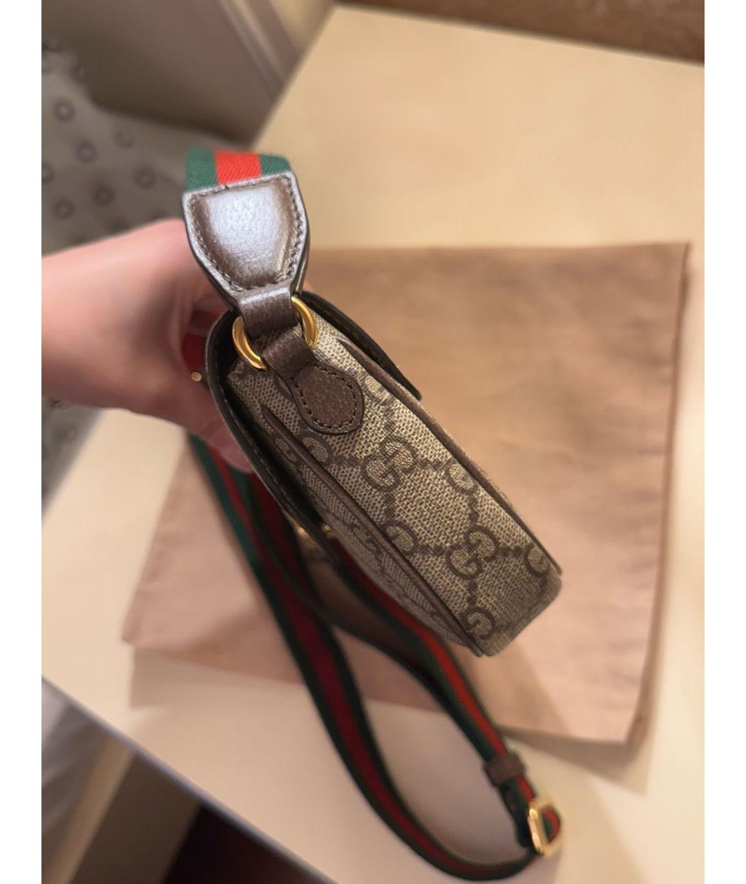 GUCCI Кожаная сумка через плечо, фото 4
