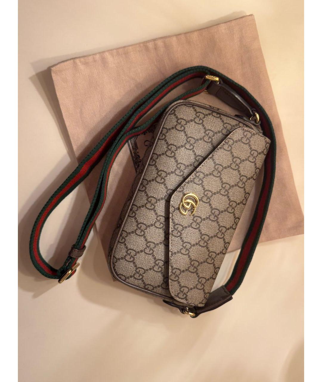 GUCCI Кожаная сумка через плечо, фото 3