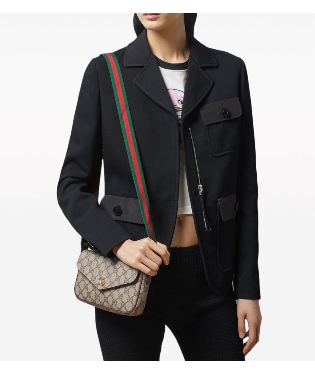 GUCCI Кожаная сумка через плечо, фото 2