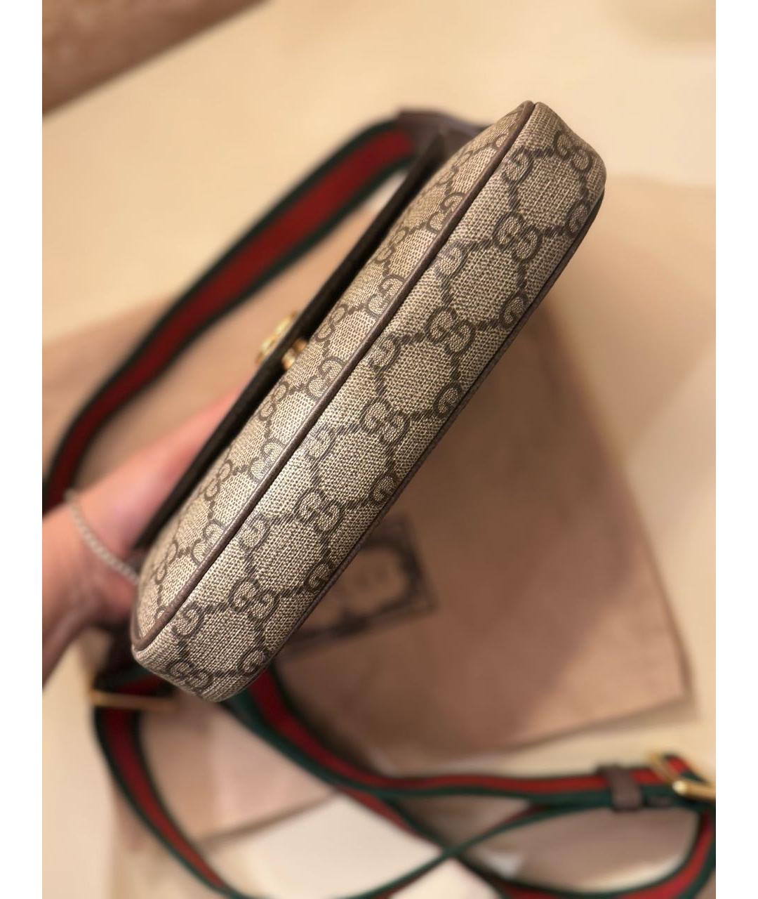 GUCCI Кожаная сумка через плечо, фото 5