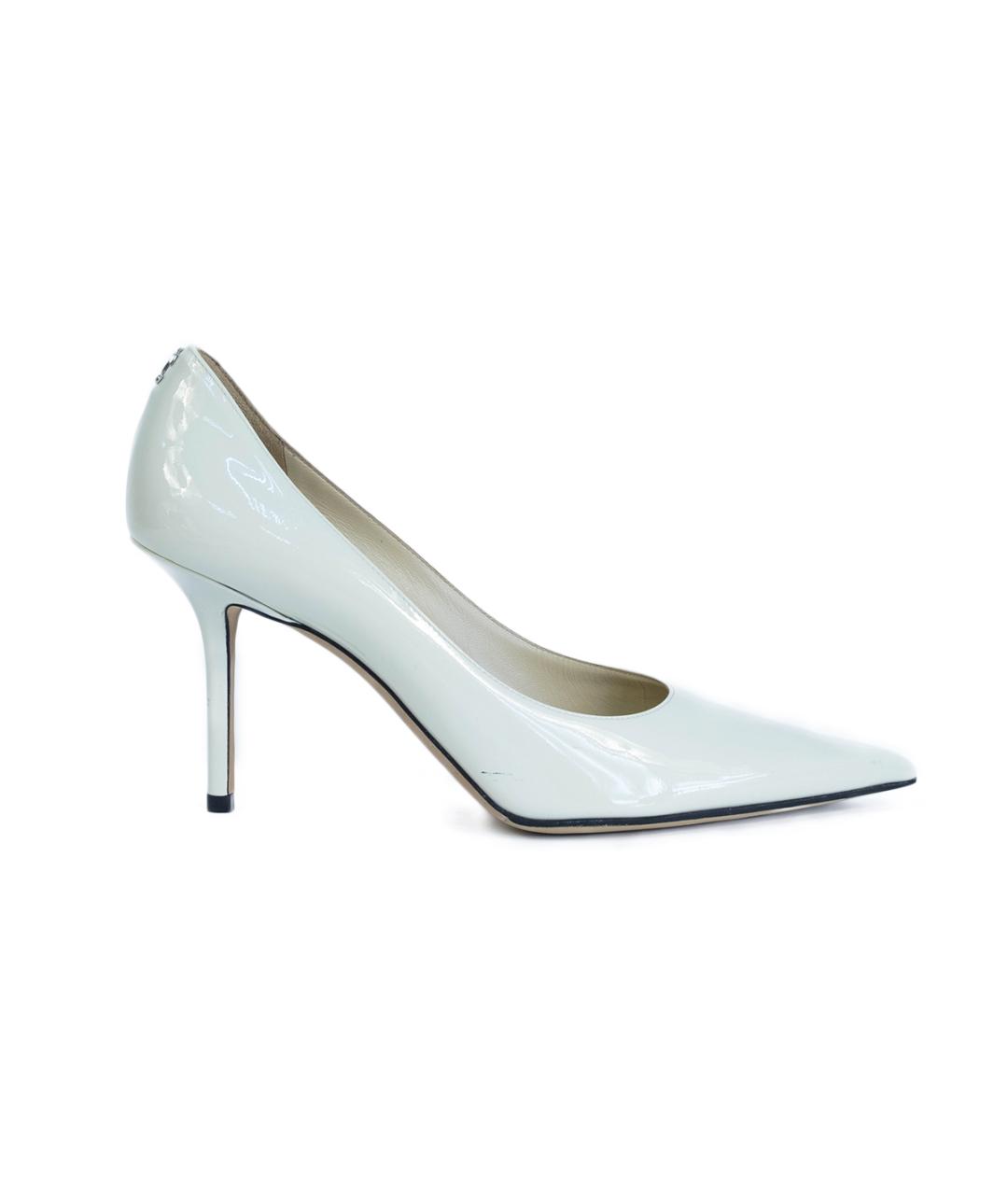JIMMY CHOO Белые кожаные туфли, фото 1