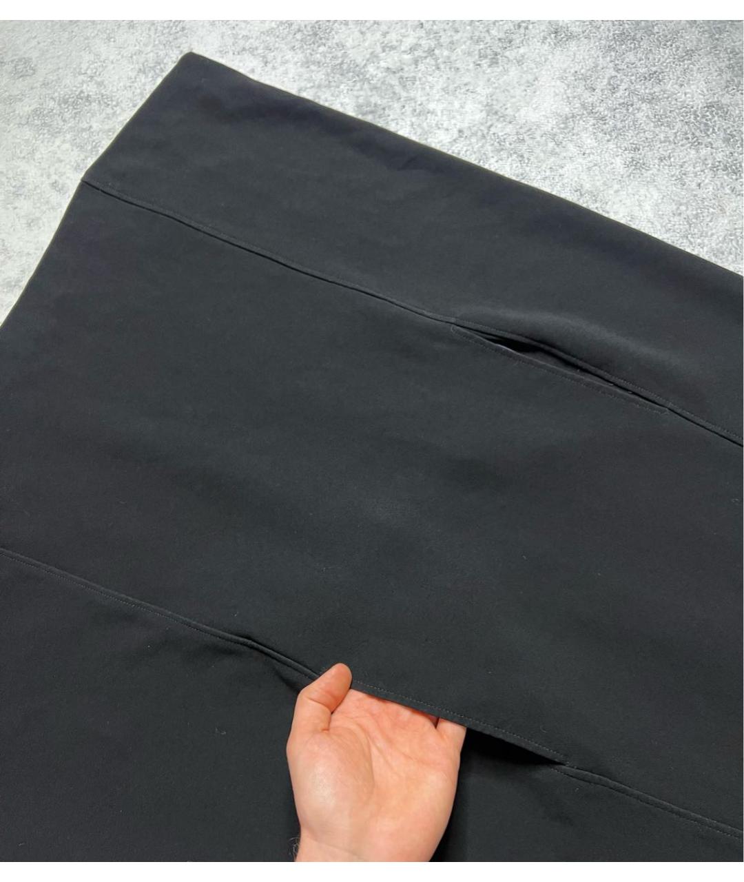 JIL SANDER Черное ацетатное платье, фото 5