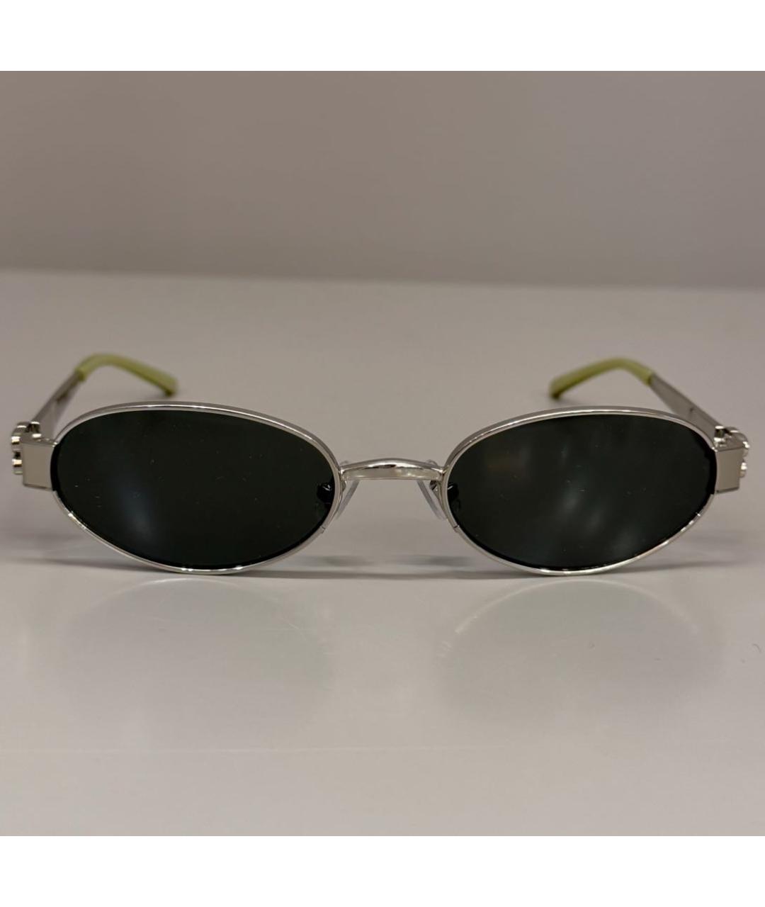 BALENCIAGA Металлические солнцезащитные очки, фото 2