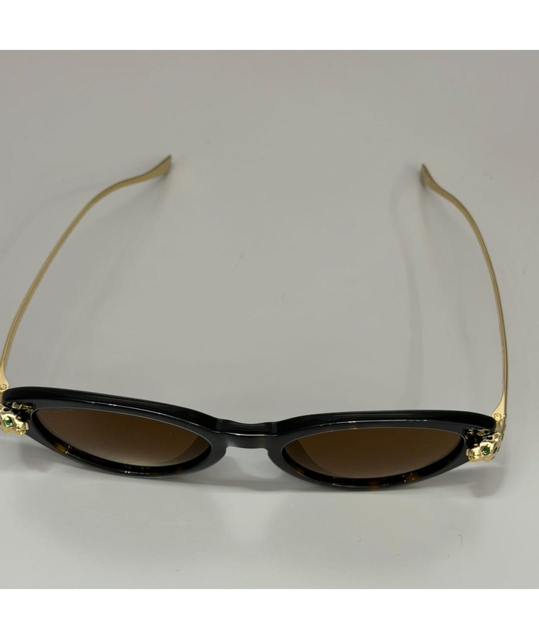CARTIER Черные пластиковые солнцезащитные очки, фото 6
