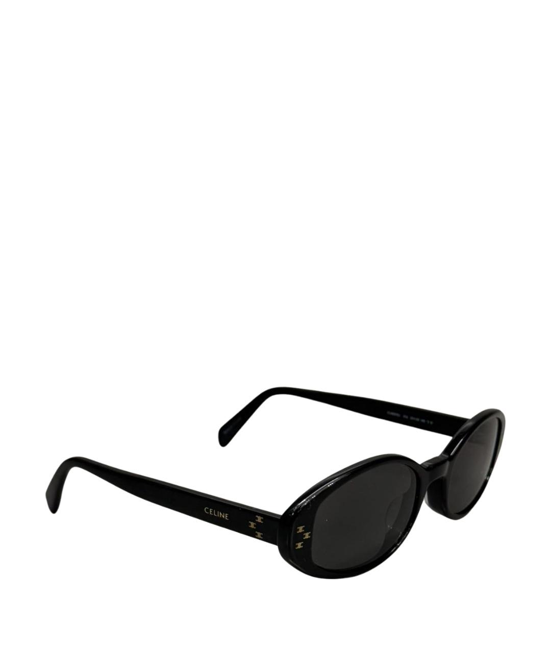 CELINE Черные пластиковые солнцезащитные очки, фото 1