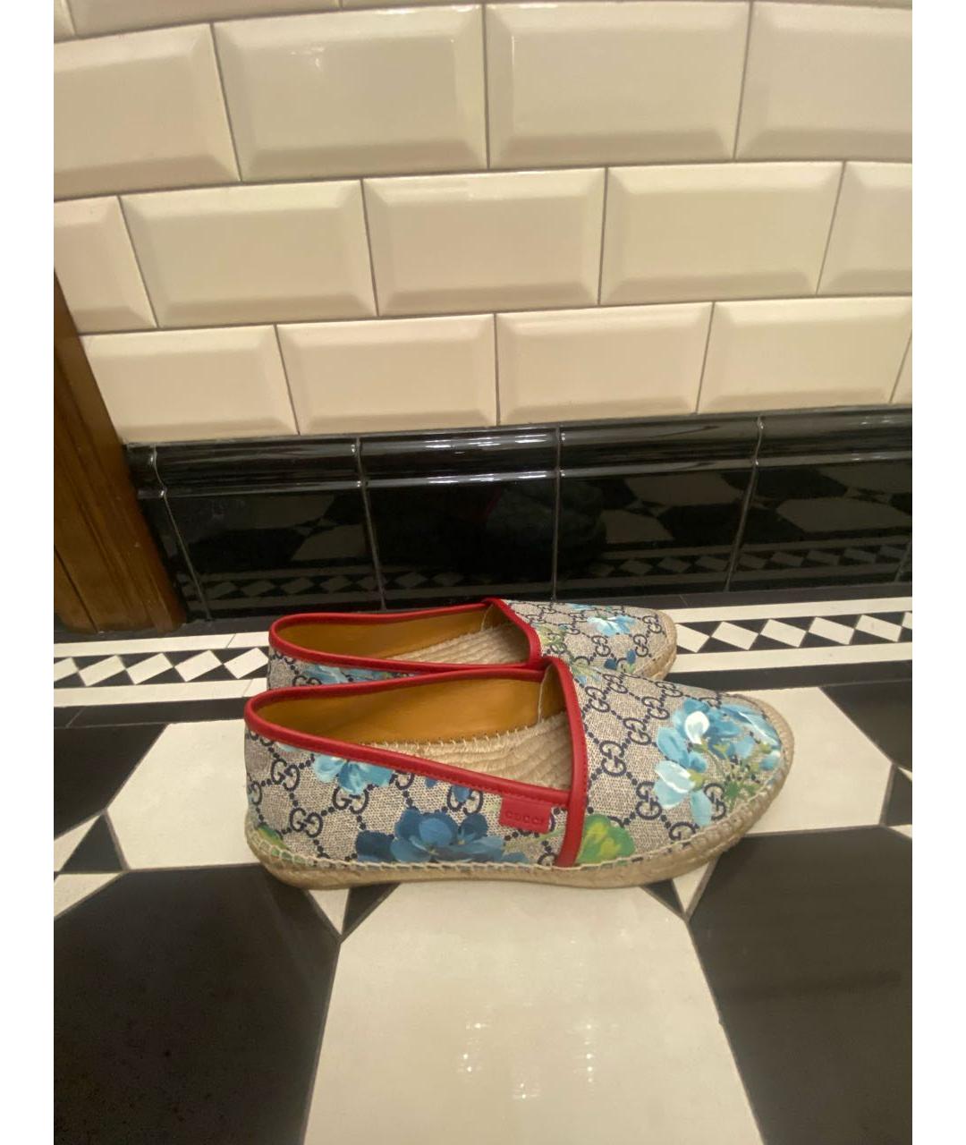 GUCCI Мульти кожаные эспадрильи, фото 4