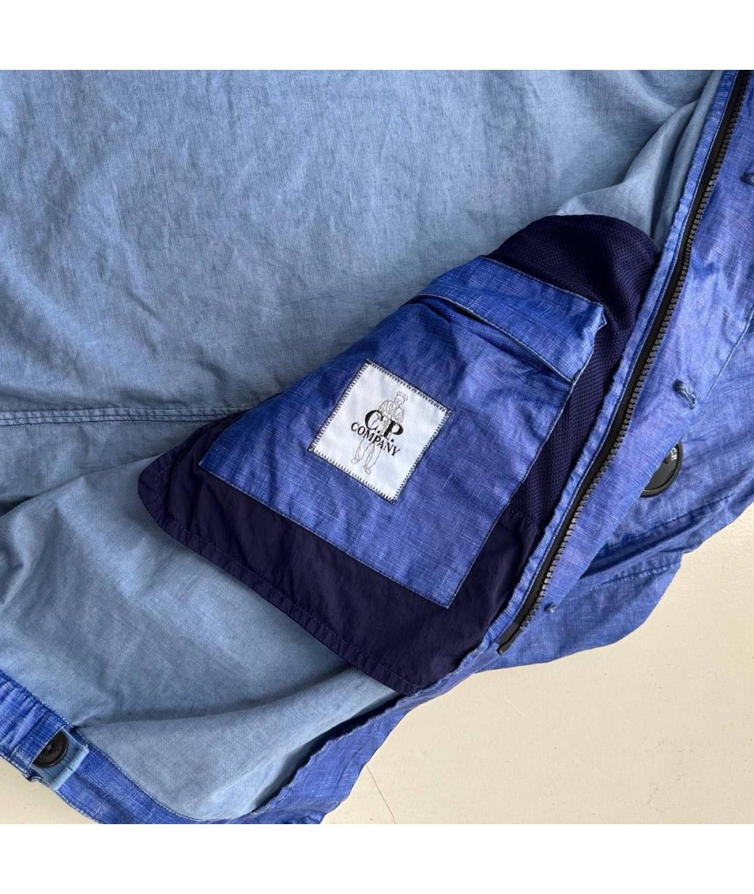 CP COMPANY Синяя льняная куртка, фото 6