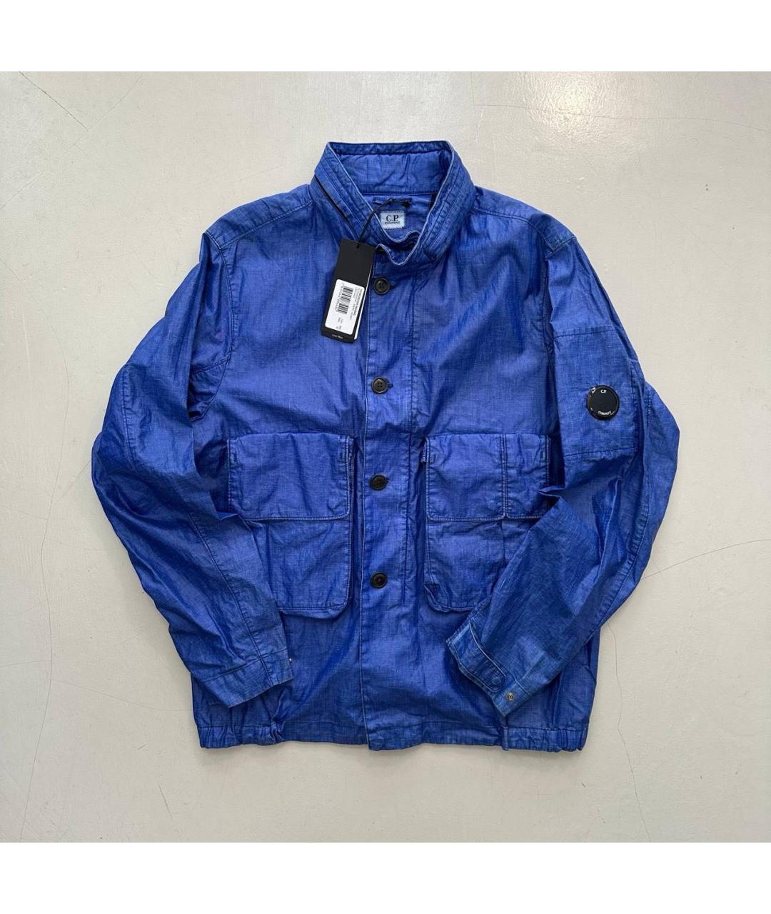 CP COMPANY Синяя льняная куртка, фото 2
