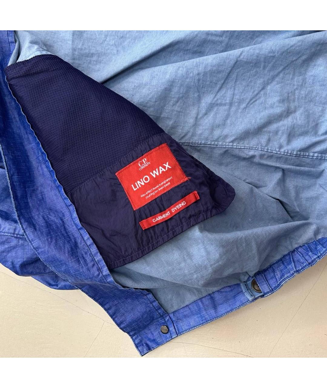 CP COMPANY Синяя льняная куртка, фото 5